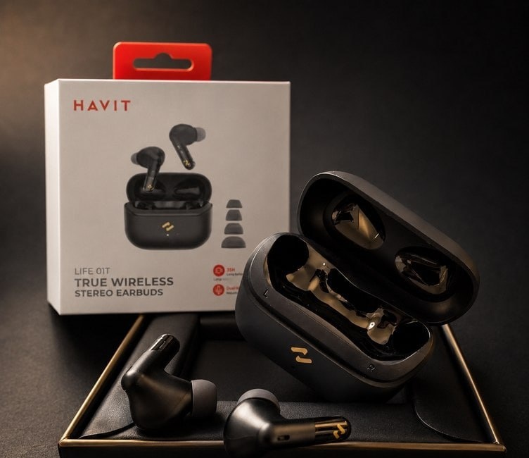 Fone de Ouvido Sem Fio HAVIT TW982 Bluetooth Até 33h de Bateria
