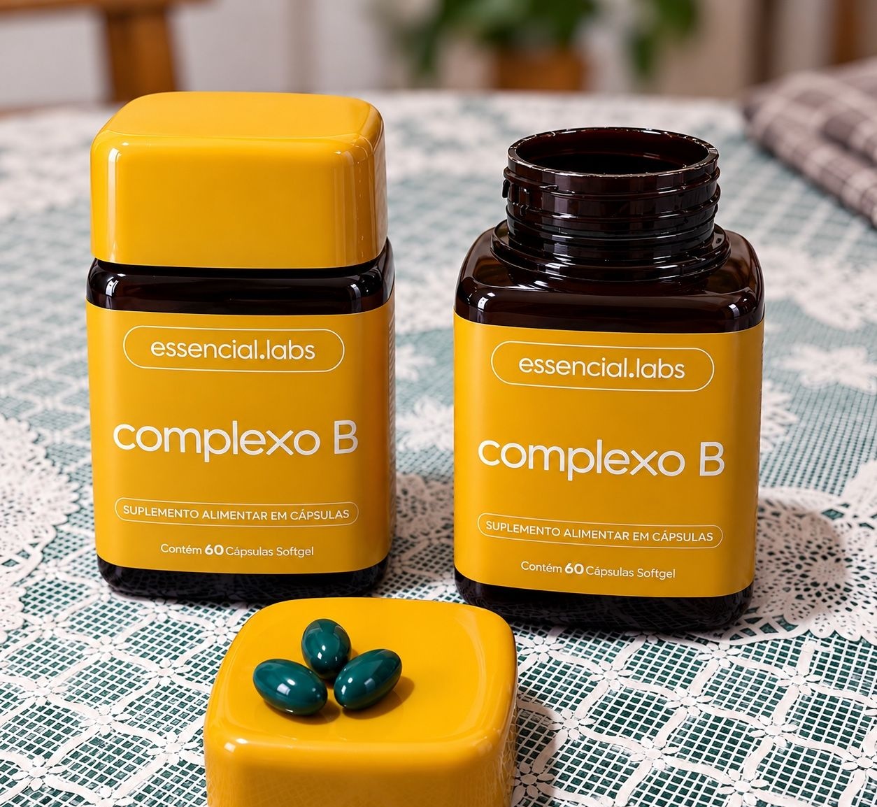 Complexo B - 60 Cápsulas Softgel