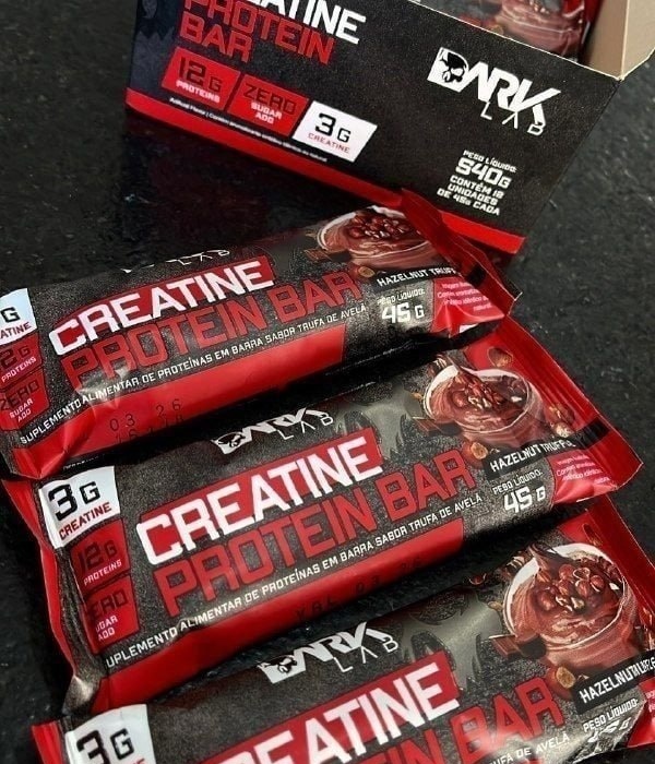 12 Unidades Creatine Protein Bar Dark Lab 45g