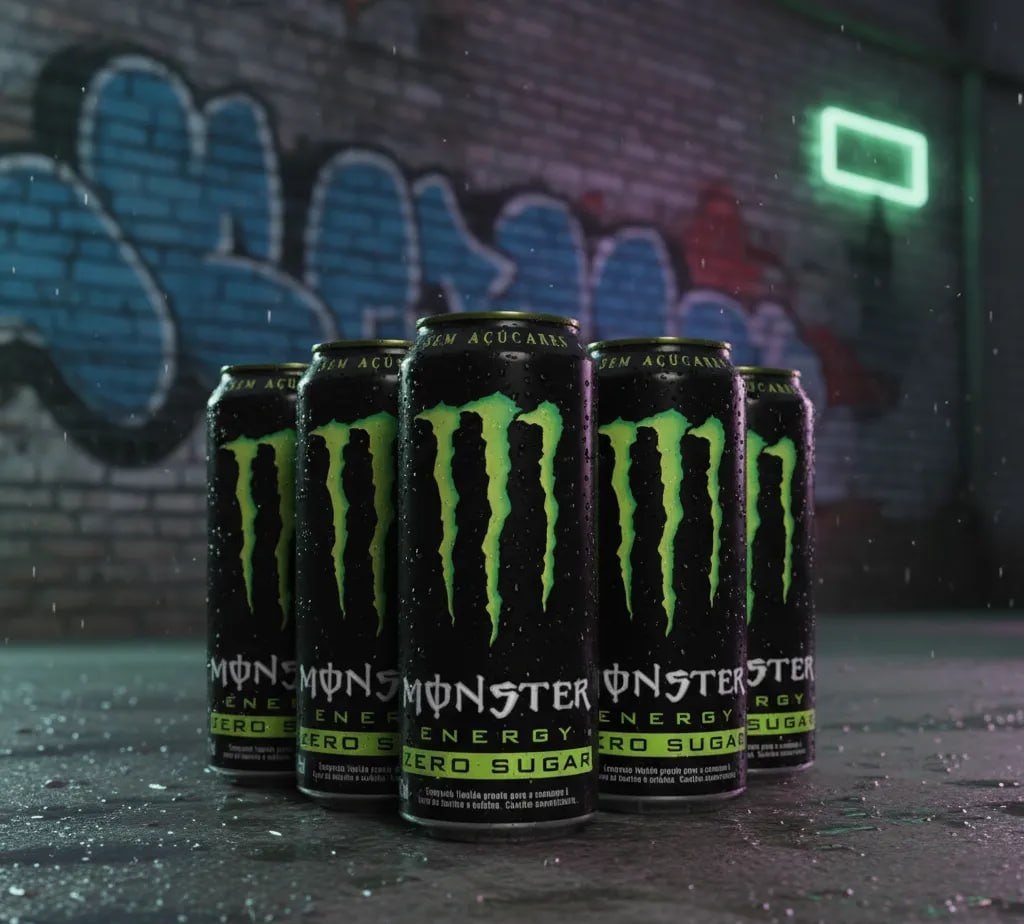 Pack 6 un. Monster Energy Zero 473ml