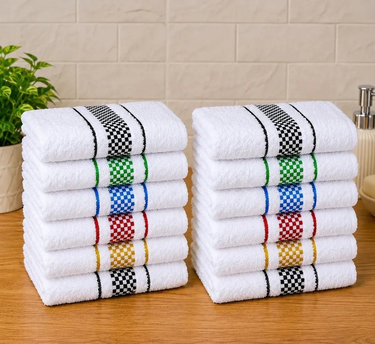 Kit 12 Panos De Prato Cozinha Premium Felpudo Alta Absorção