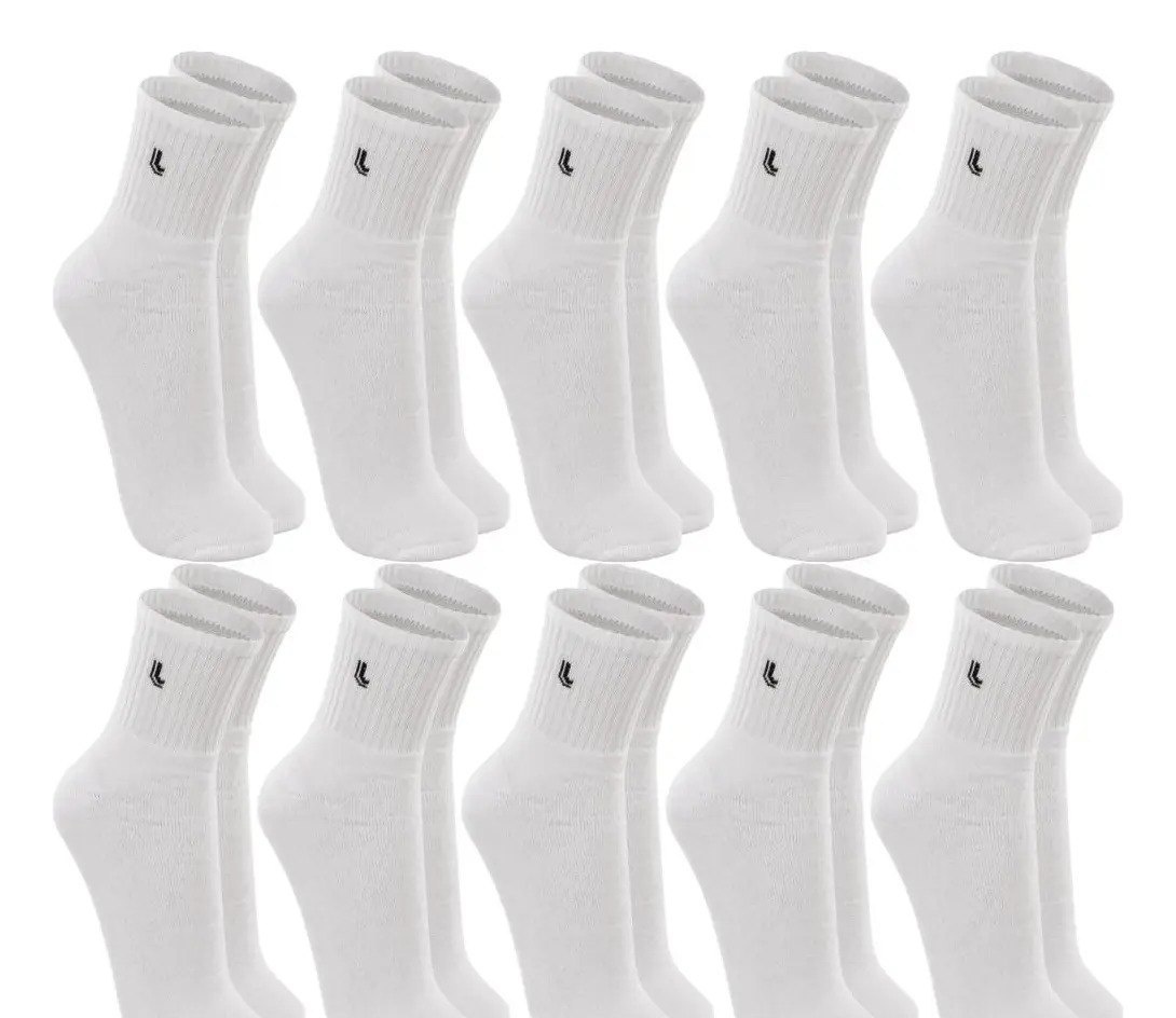 Kit 10 Pares Meia Lupo Original Masculina Cano Médio Algodão
