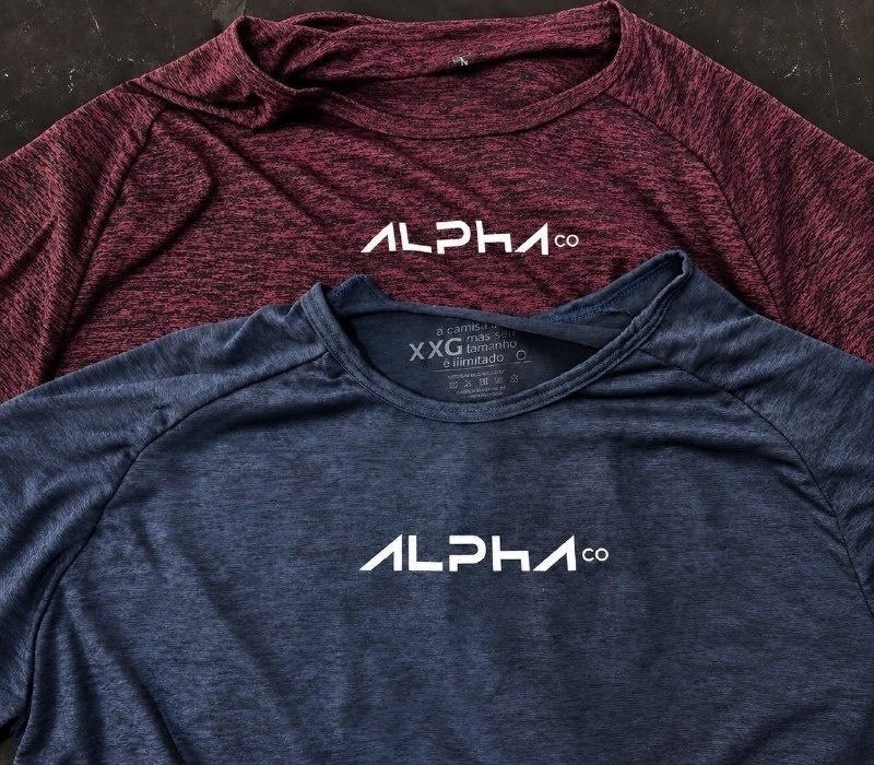Kit com 5 Camisetas New Fluid Dry Alpha