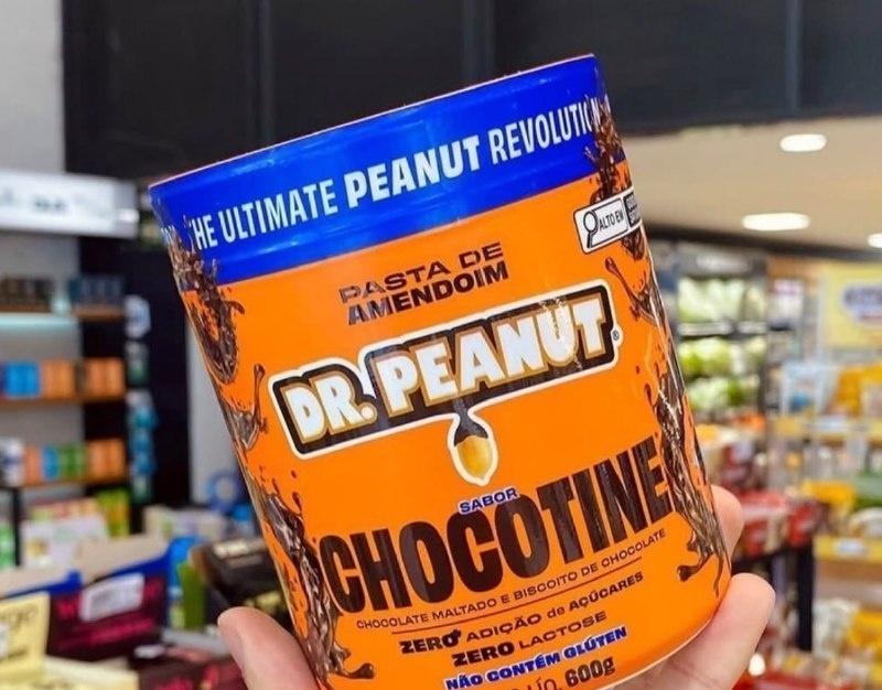 Dr. Peanut Pasta de Amendoim Gourmet Chocotine 600g