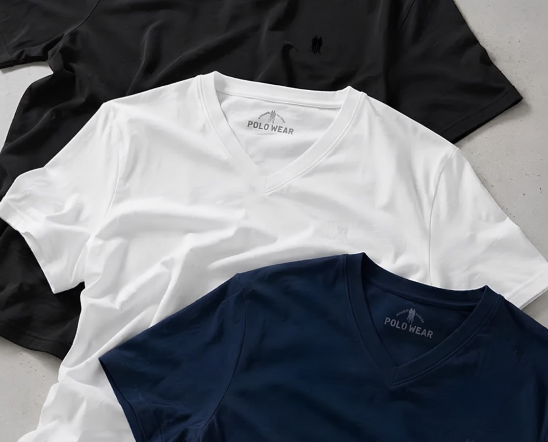 Kit 3 Camisetas Gola V Polo Wear
