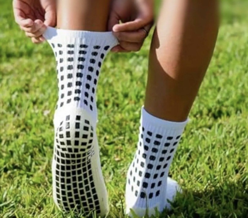 Kit 3 Pares Meia Antiderrapante Esportiva Futebol Treino Pro