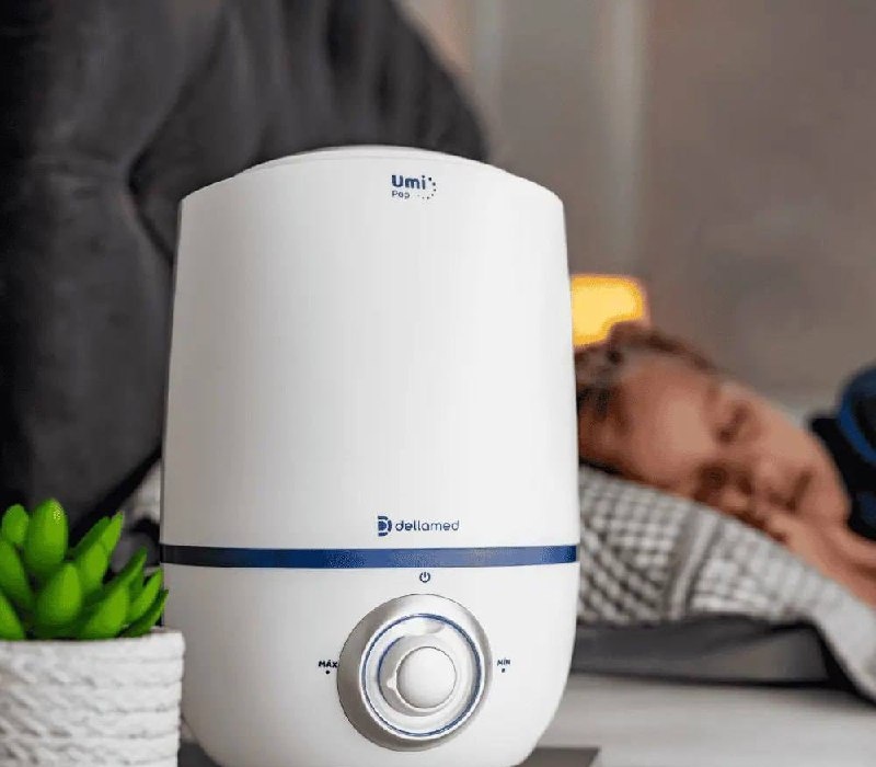 Umidificador De Ar Ultrassônico Umi Pop Health 2,3l Dellamed Cor Branco