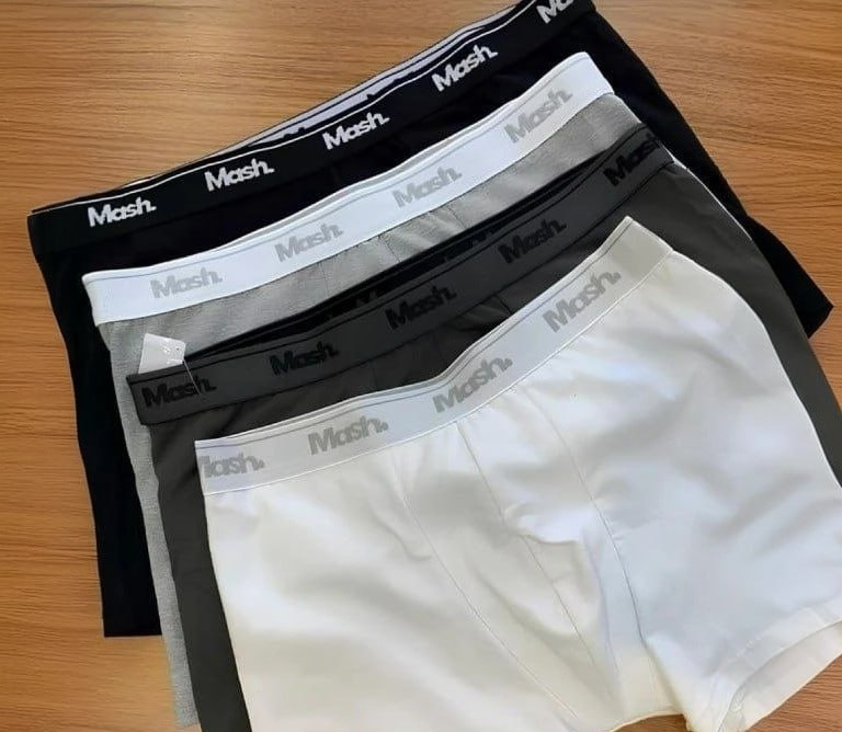 Kit com 10 Cuecas Boxer Algodão Cotton Mash