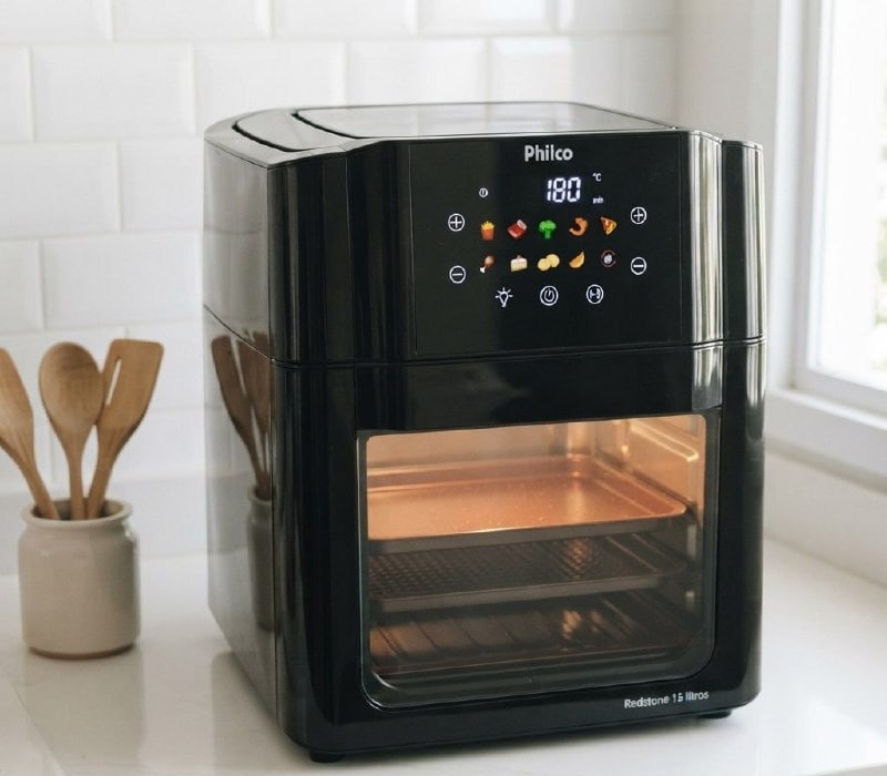 Fritadeira Air Fryer Oven Philco 15L Painel Digital 127V