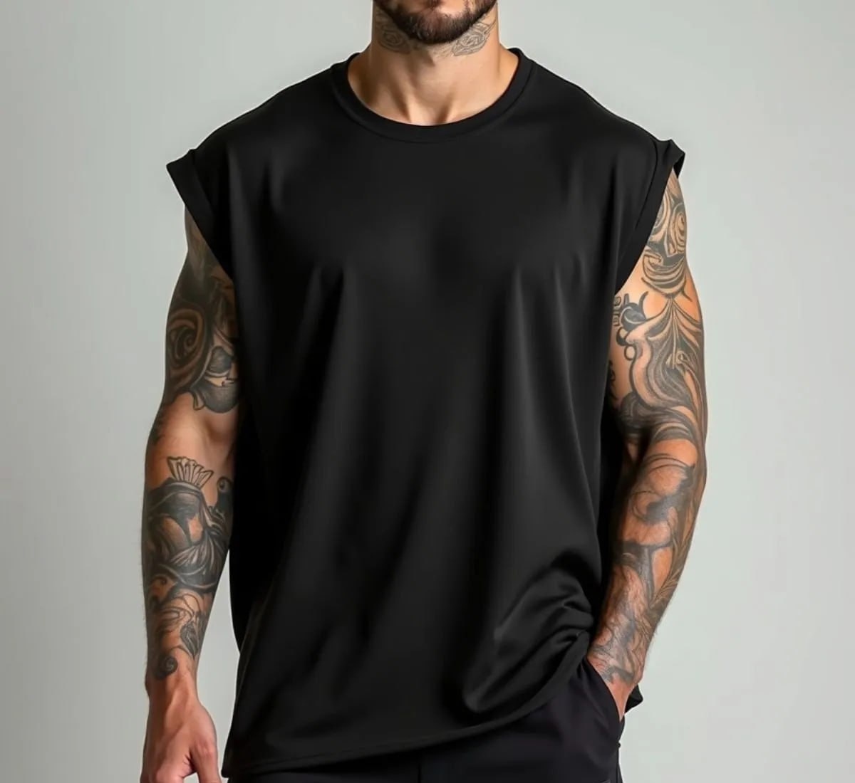 Regata Masculina Oversized Algodão