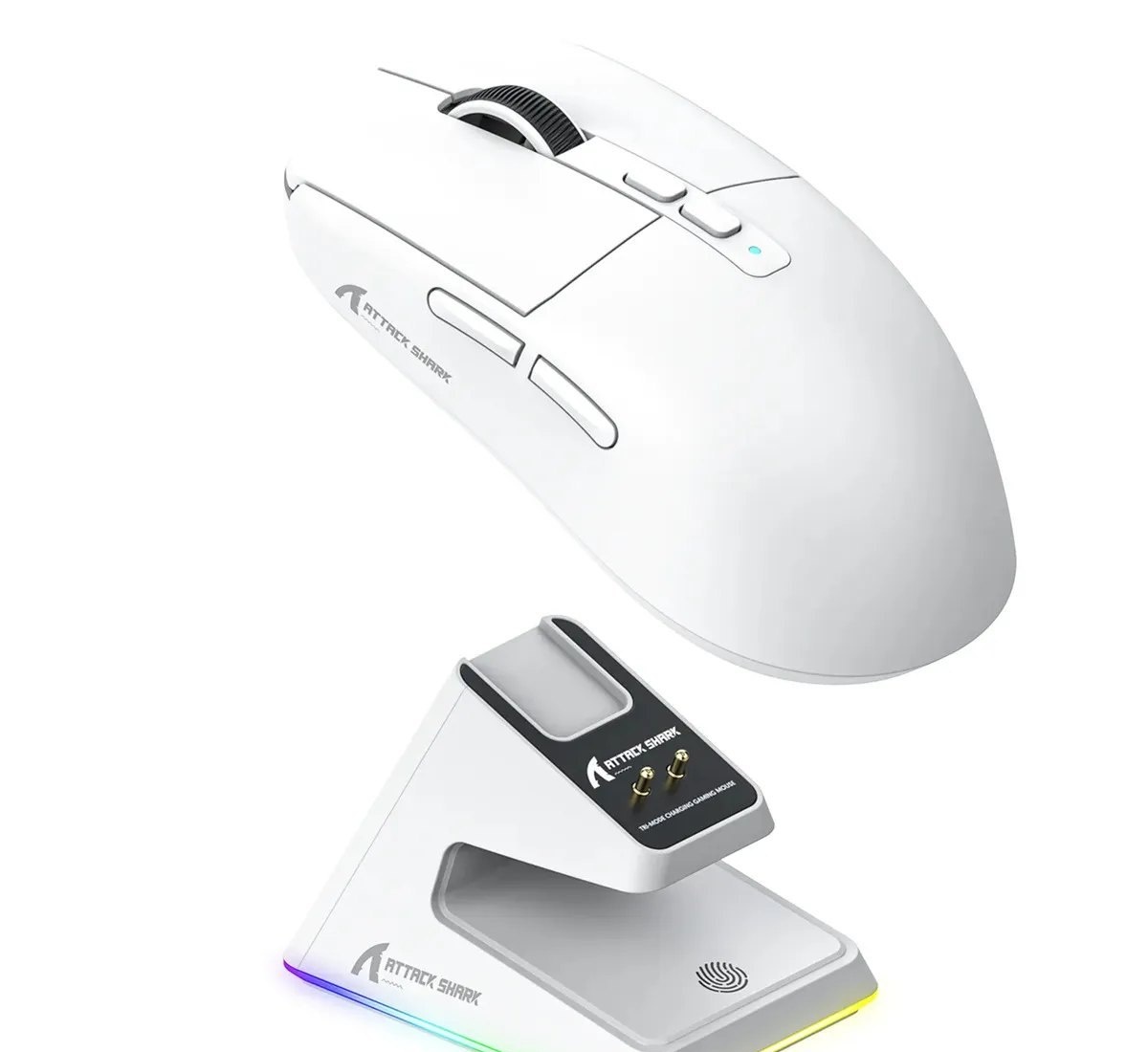 Mouse para jogos sem fio recarregável Attack Shark X6, sensor óptico Paw3395, 1k Hz