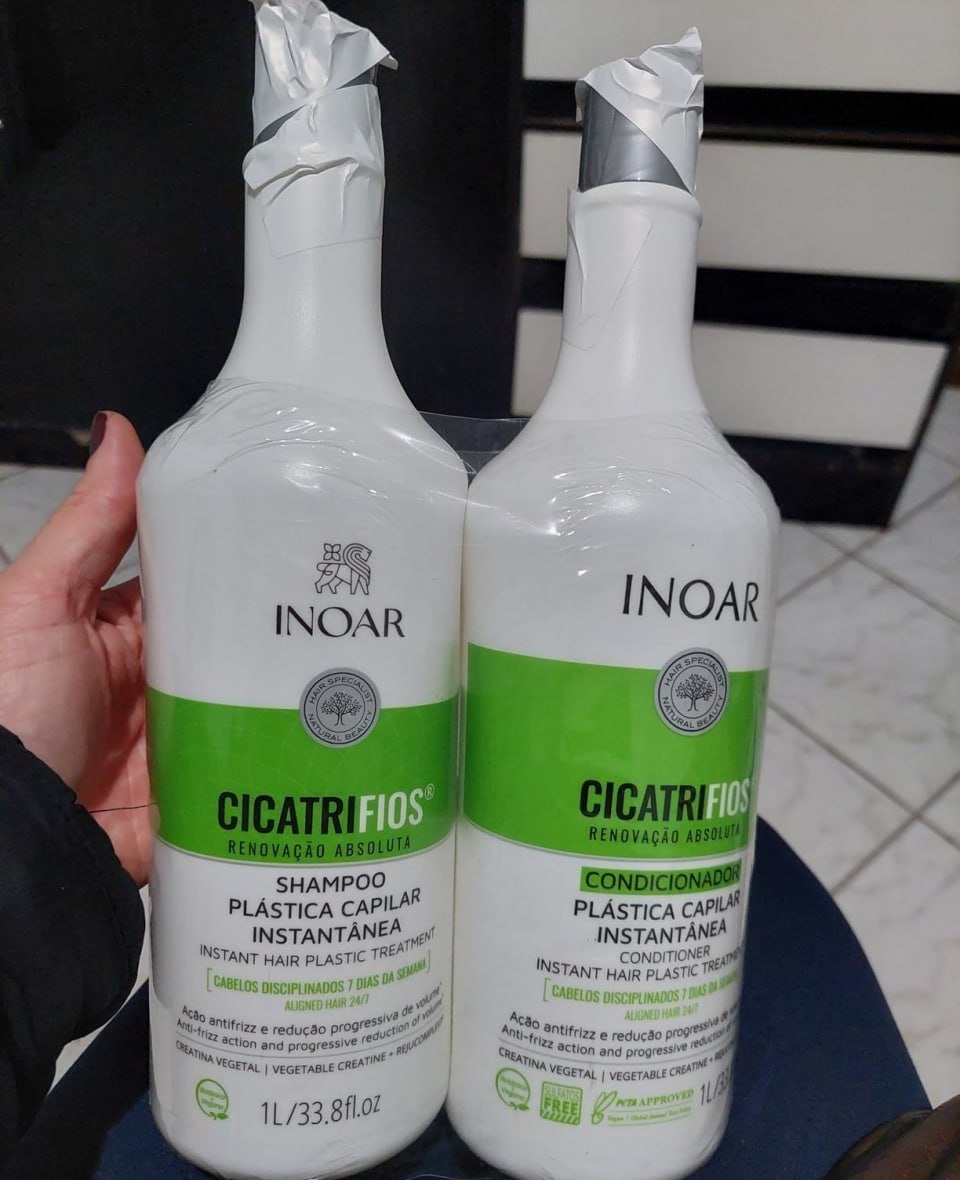 Kit CicatriFios Inoar Shampoo  Condicionador 1L