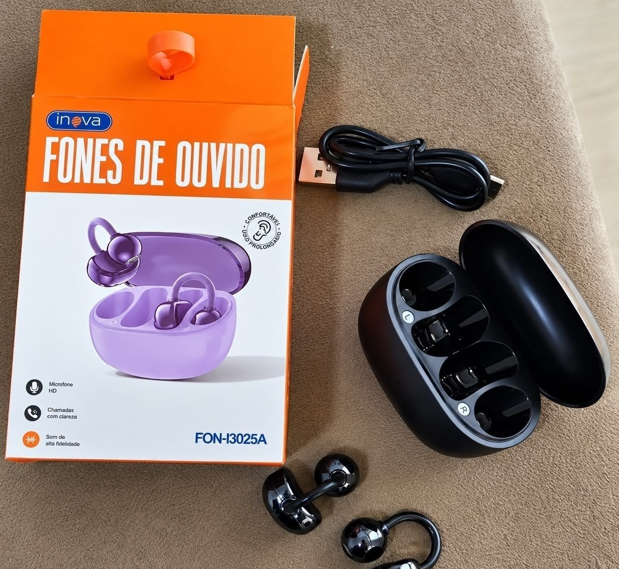 Fone de Ouvido Basike Clip-ear