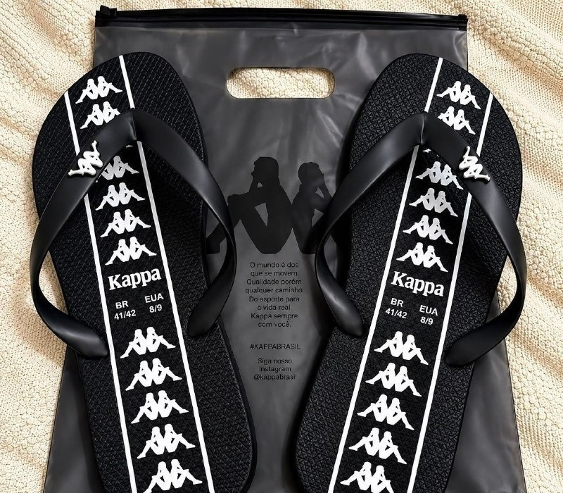 Chinelo Kappa Beach 3 cores