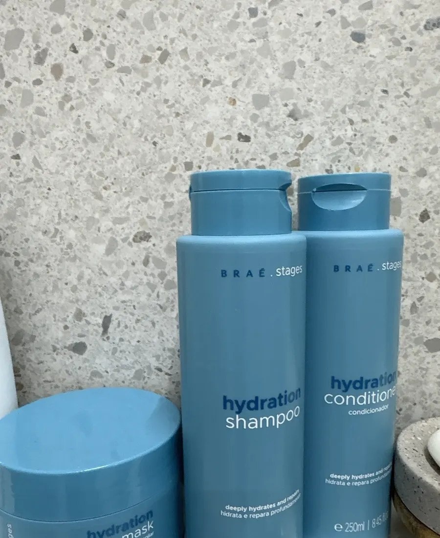 Braé Kit Stages Hydration Shampoo  Condicionador  Máscara