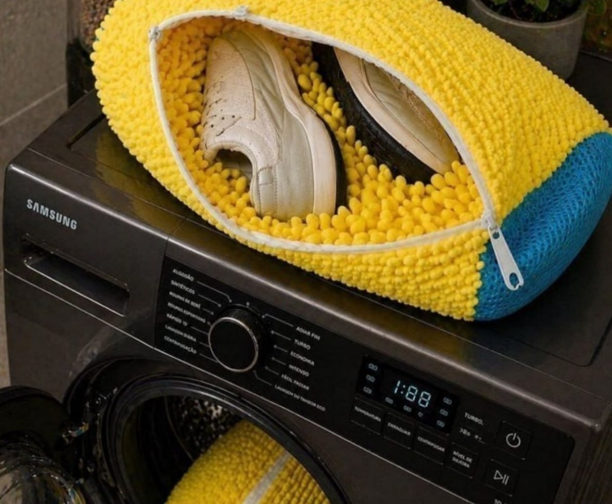 Kit com 2 Sacos Para Lavar Sapatos na Máquina