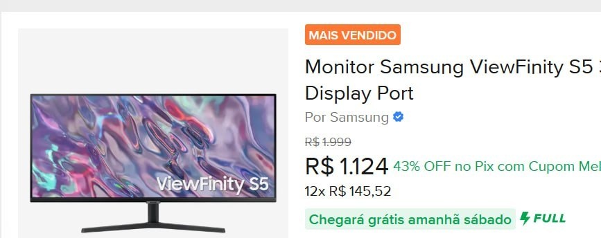 a tela já é gigante sozinha