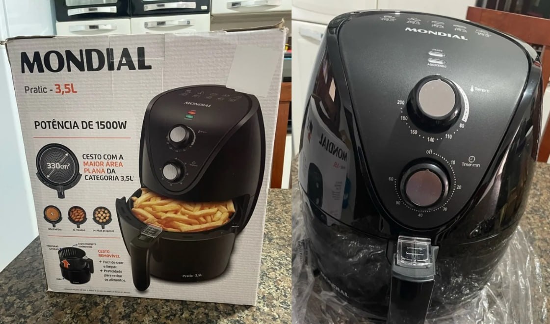 Air Fryer Mondial 1500W 3,5L 220V