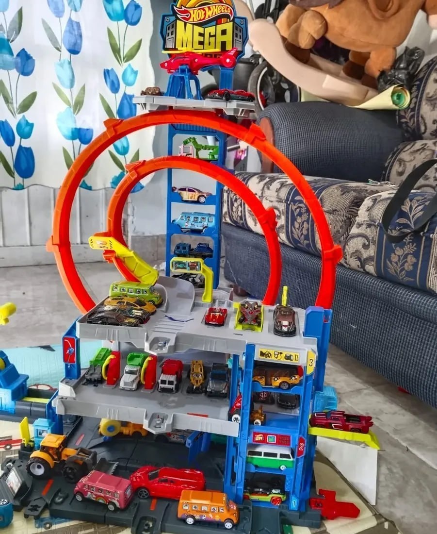 Hot Wheels Pista de Brinquedo Mega Garagem