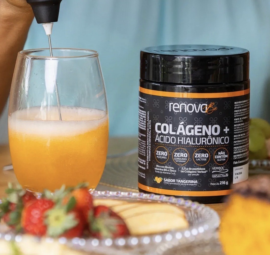 Kit Colágeno Verisol Com Ácido Hialurônico Renova Be
