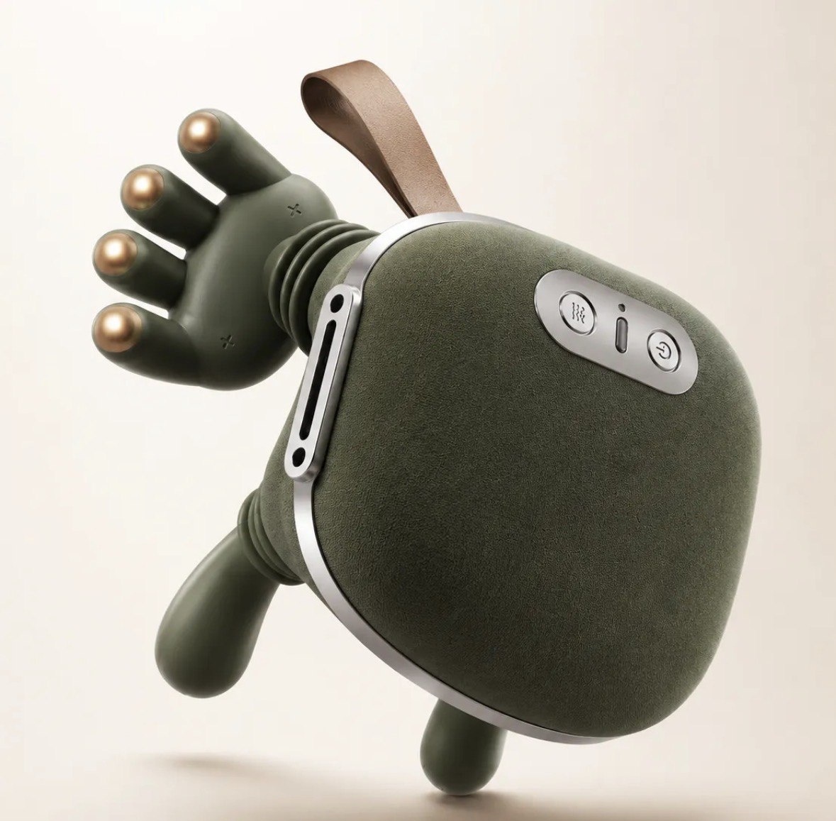 Massageador Elétrico Pescoço Ombros Mãozinha 3d Aquecimento