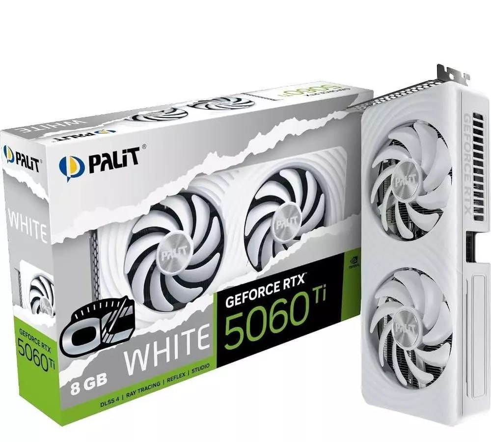 Placa de Vídeo Palit RTX 5060 Ti Dual OC 8GB