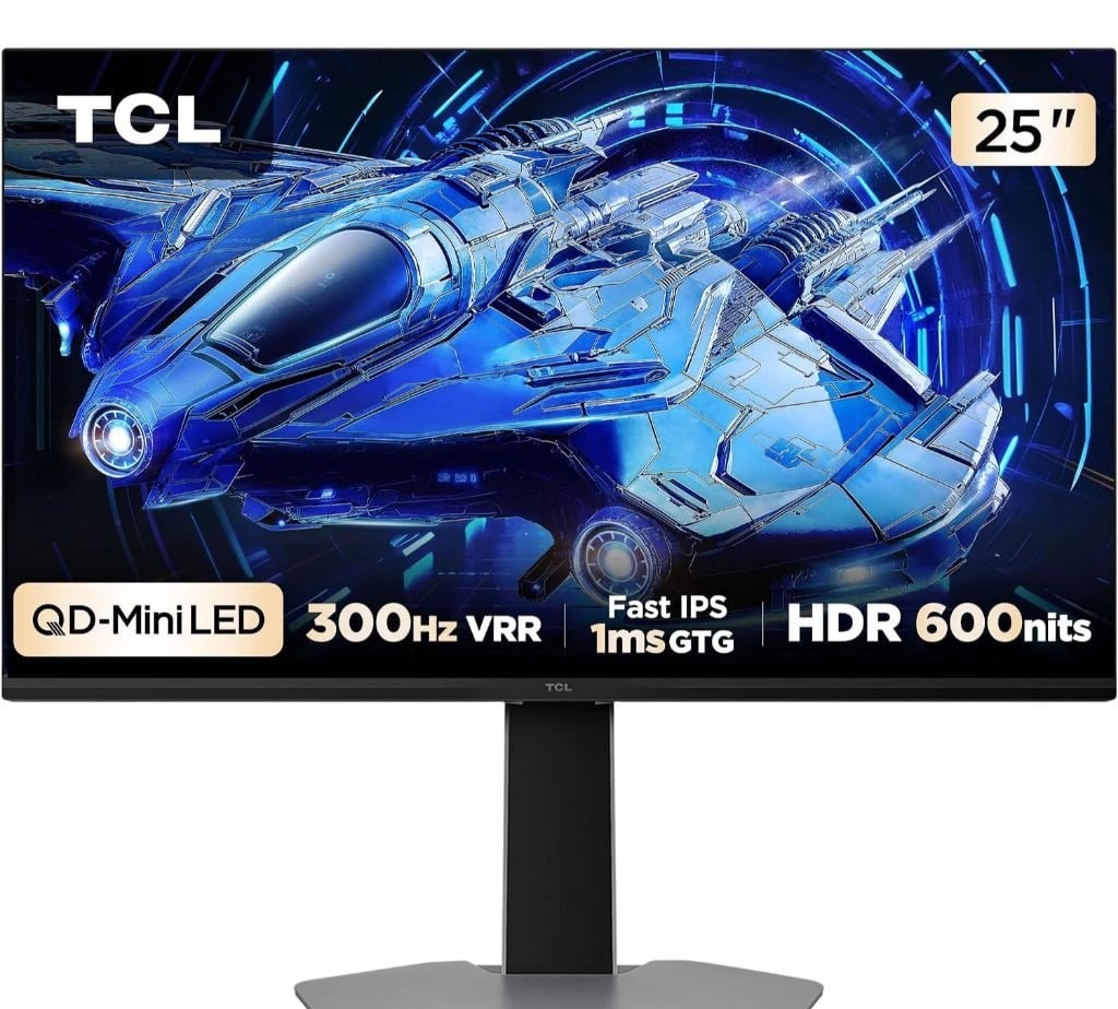 Monitor Gamer TCL 25 QD-Mini LED 300Hz 1ms