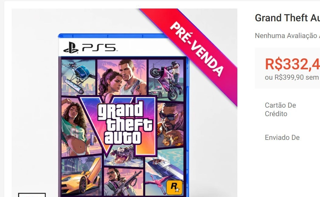 Grand Theft Auto VI - PlayStation 5 Nacional - Code In Box
