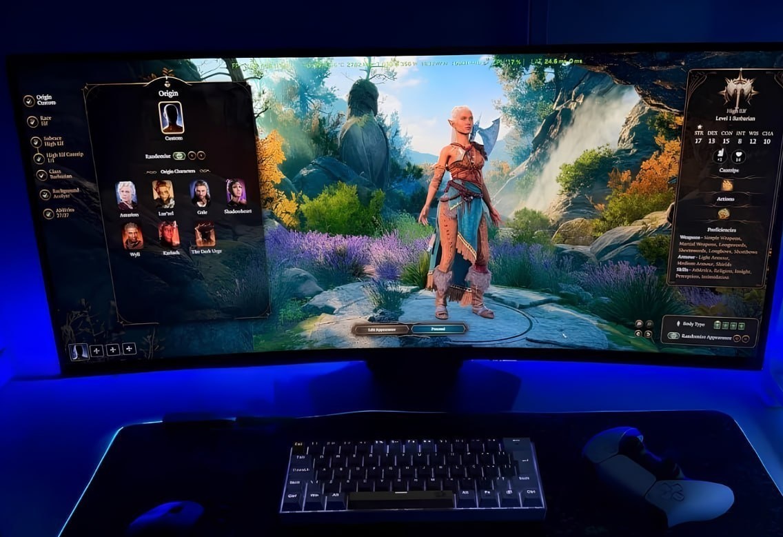 Monitor Gamer LG UltraGear Curvo 34 QuadHD 2K, UltraWide 1800R, 160Hz, 1ms MBR
