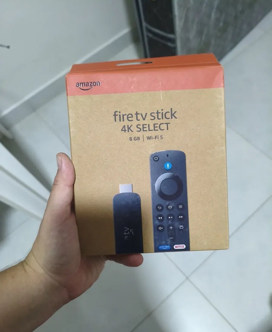Amazon Fire TV Stick 4K com Wi-Fi 6 e Alexa por voz