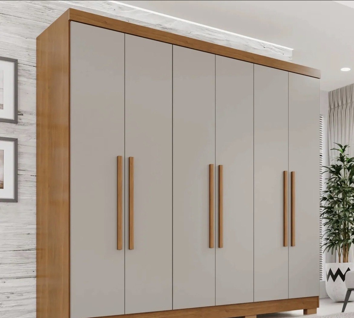 Guarda-roupa Casal 6 Portas 2 Gavetas