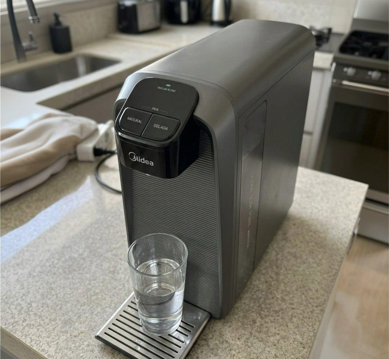 Purificador de Água Slimpure Midea Bivolt  Cinza