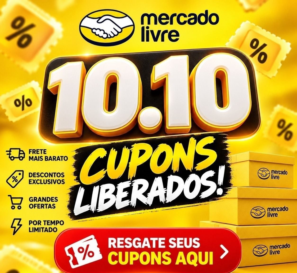 Cupons Mercado Livre