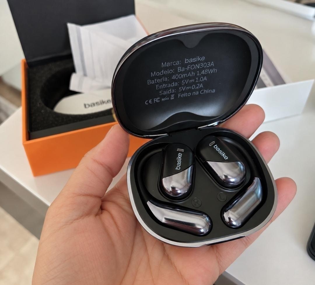 Fone De Ouvido Basike Bluetooth Com Gancho Esportivo