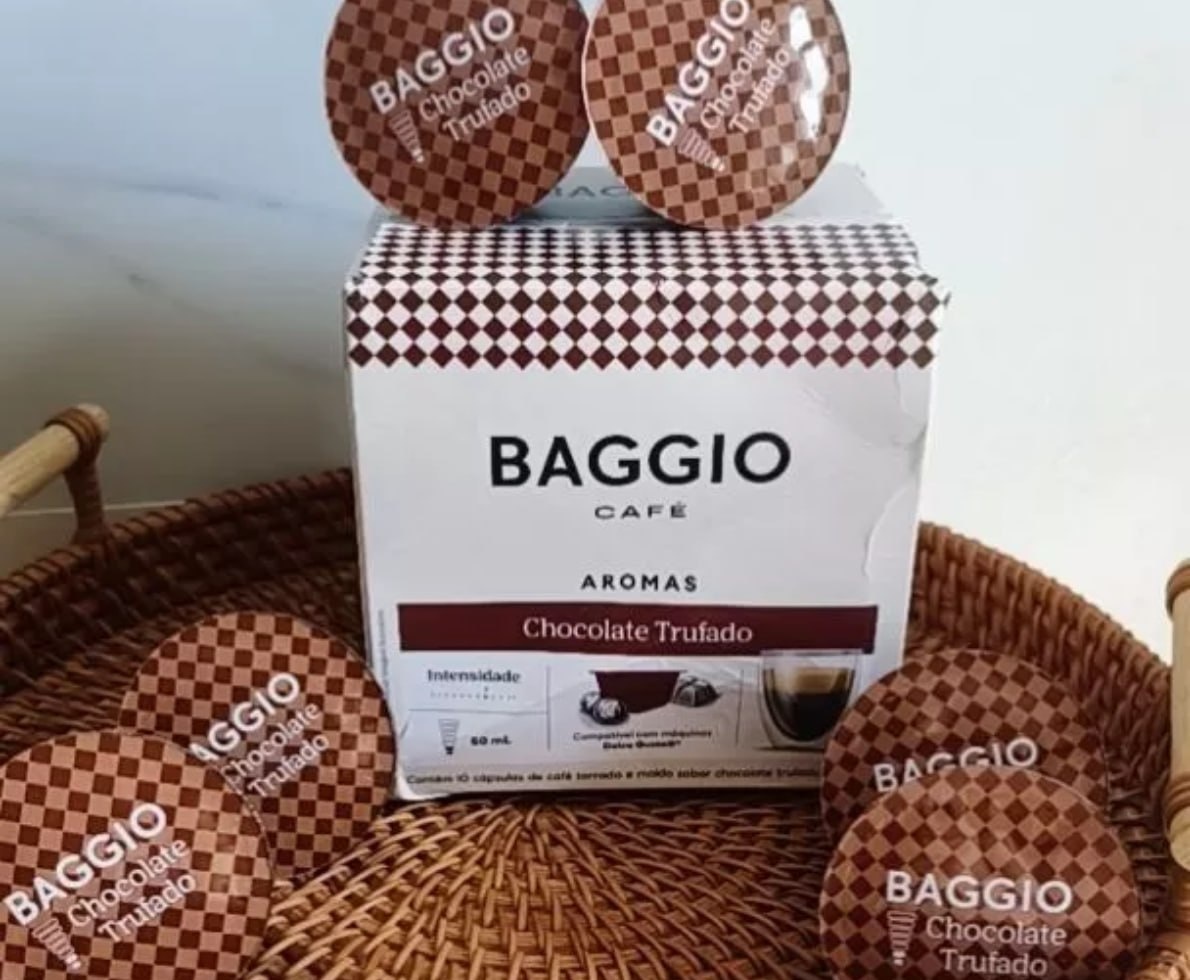 Baggio Café Chocolate Trufado Compatível com Nespresso 10 Cápsulas