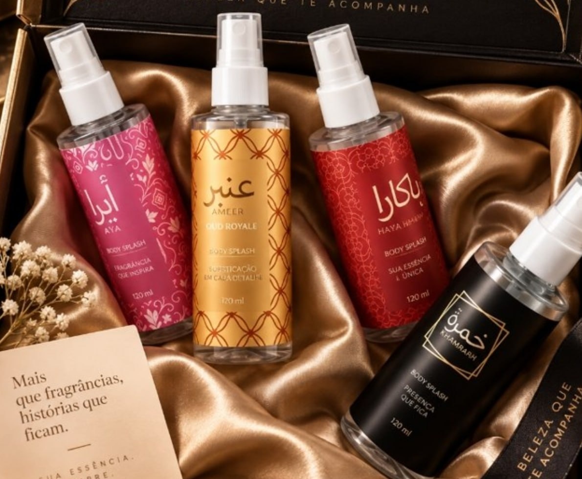 Perfumes Body Splash Linha Árabe 100ml By Primacial 4un