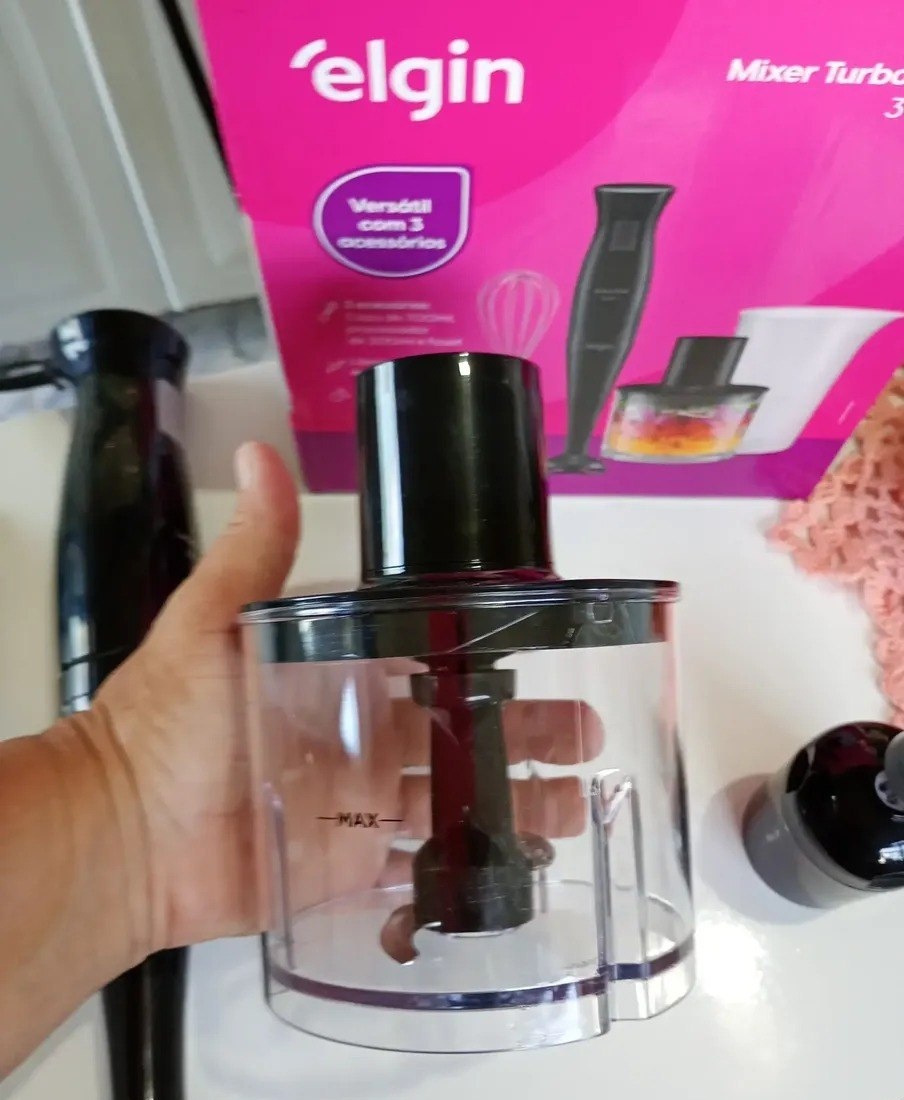 Mixer Vertical Turbo Chef Elgin 3 em 1  200W Preto 110V