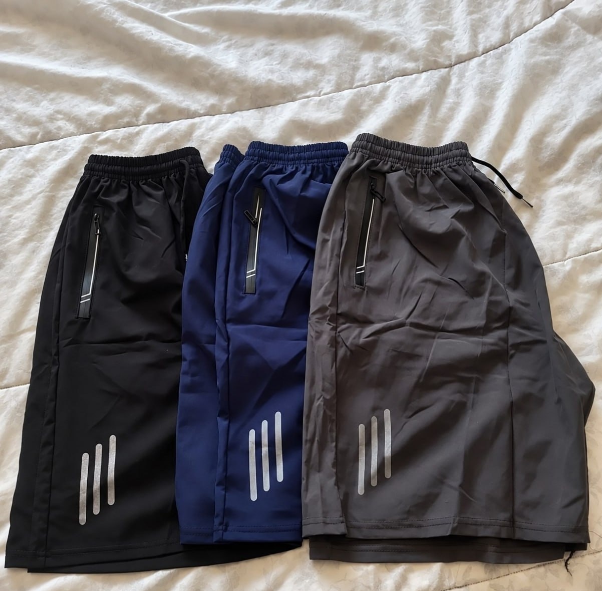Kit 3 Bermudas Masculina Esportiva Secagem Rápida