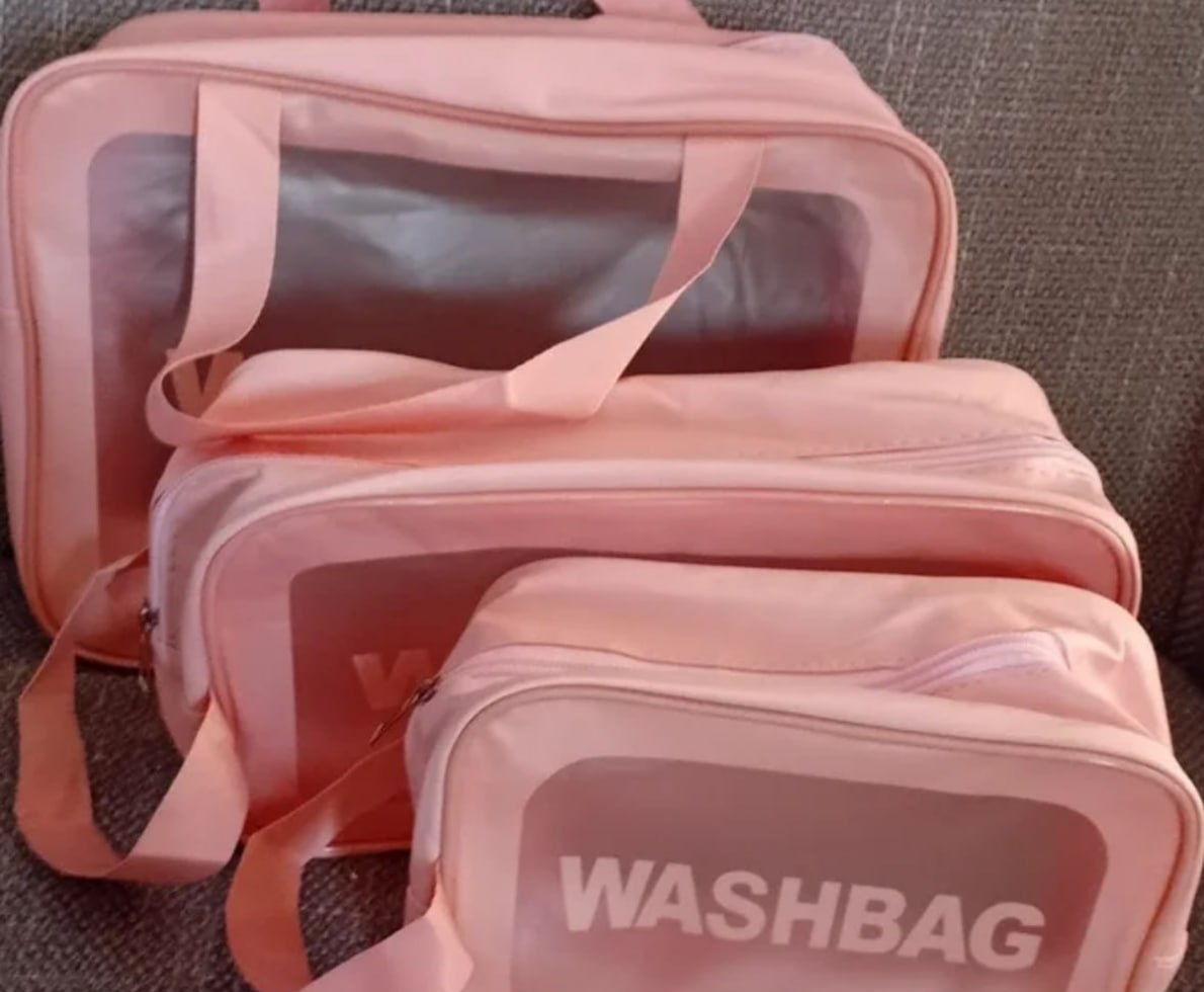 Kit Necessaires Washbag 4 cores