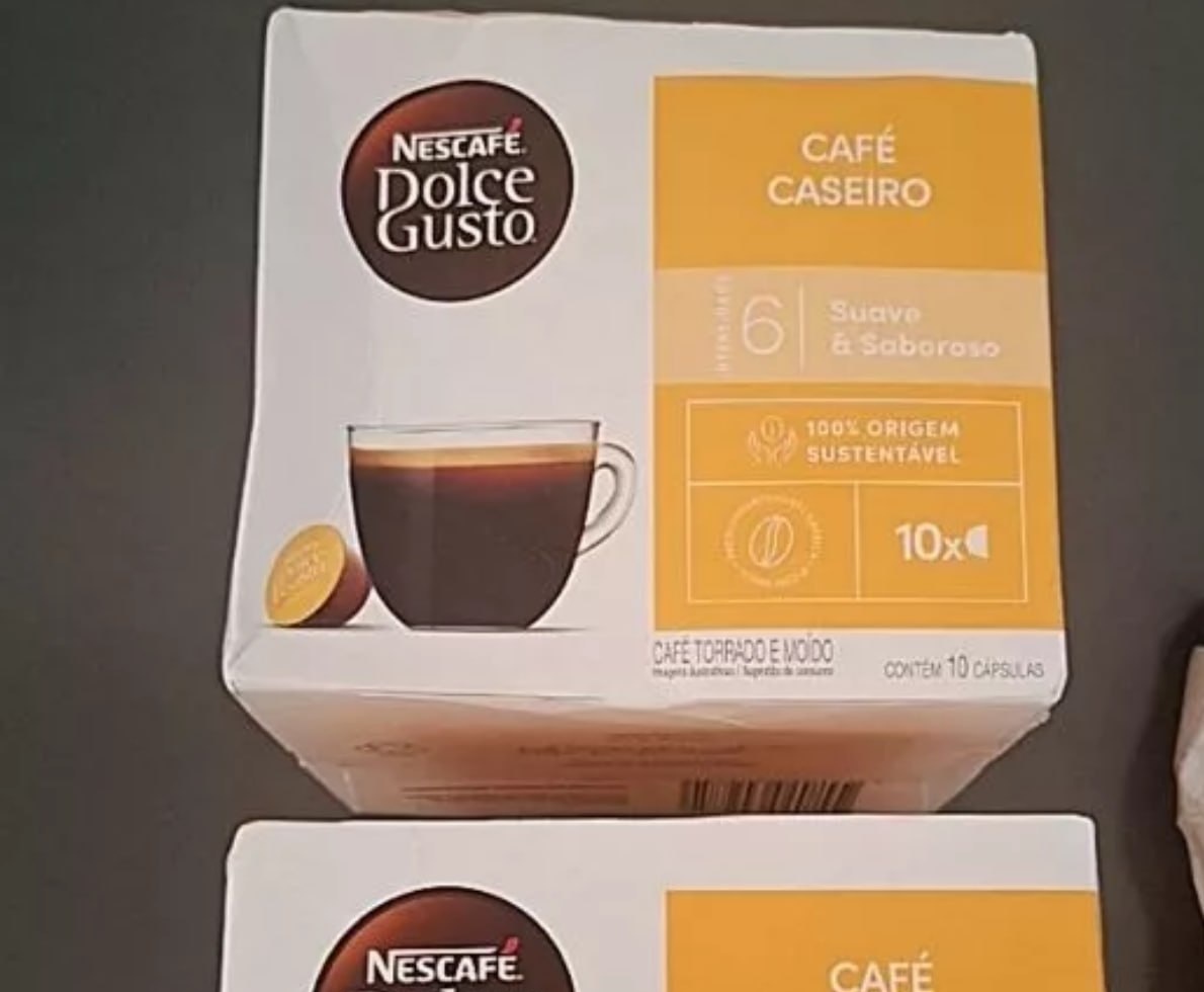 Café em Cápsula Caseiro 10 Unidades Dolce Gusto 80g