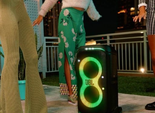 Caixa de Som JBL PartyBox Stage 320 Bluetooth Portátil Com Show de Luzes