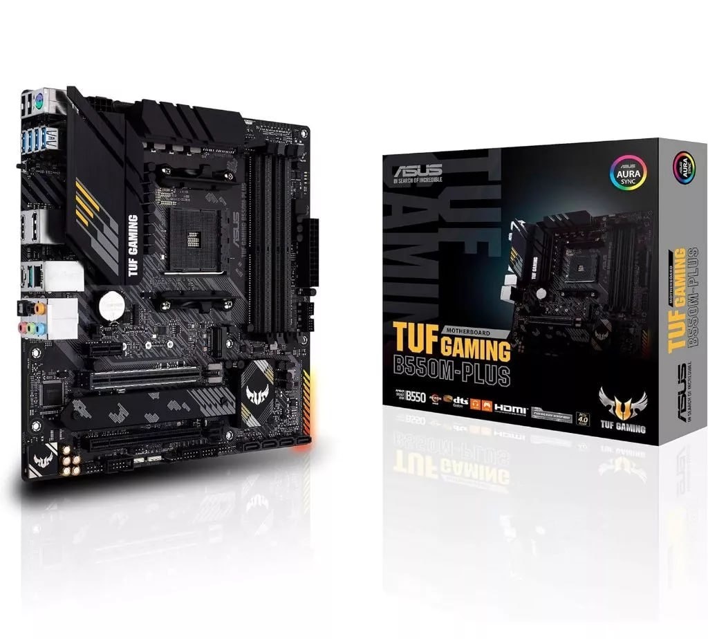 Placa Mãe ASUS AMD Am4 B550M-Plus Tuf Gaming 4x DDR4 M-ATX