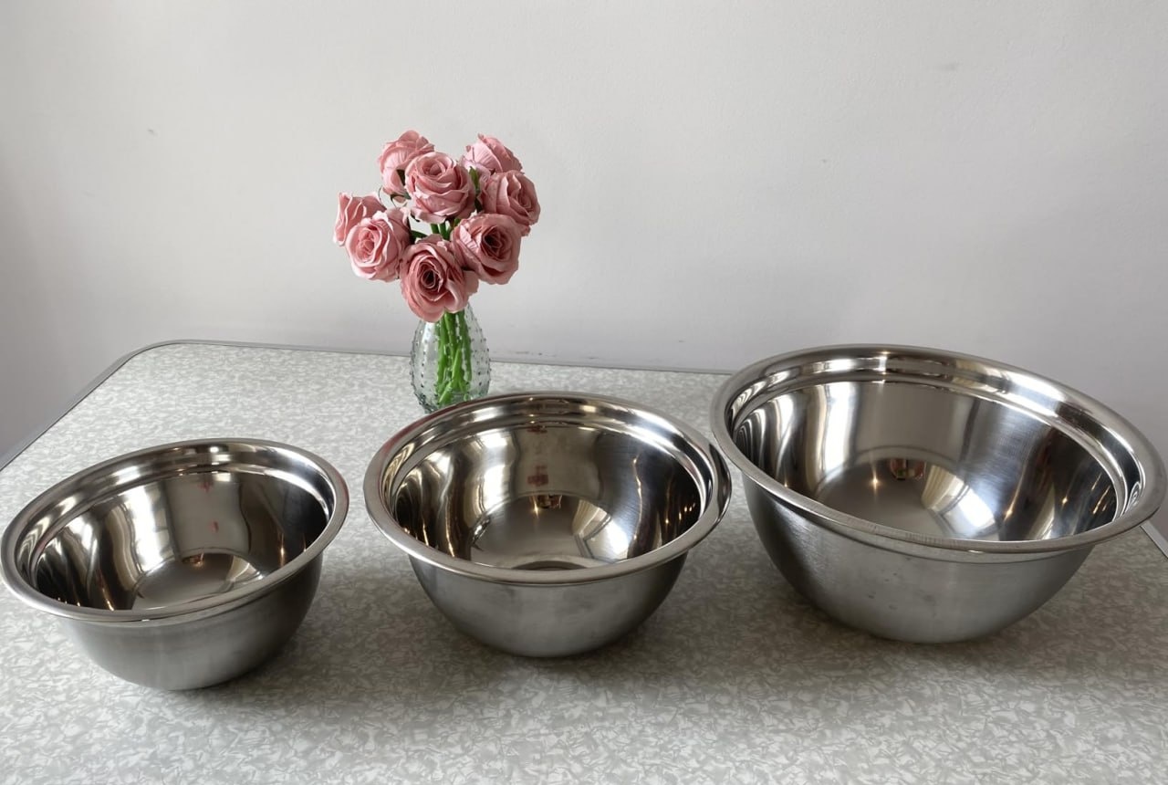 Conjunto de Tigelas Brinox 3 pçs em Inox