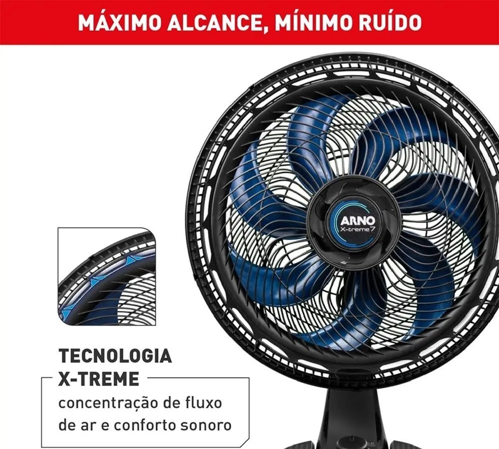 Ventilador de Mesa Arno X-TREME 7 40cm VE70