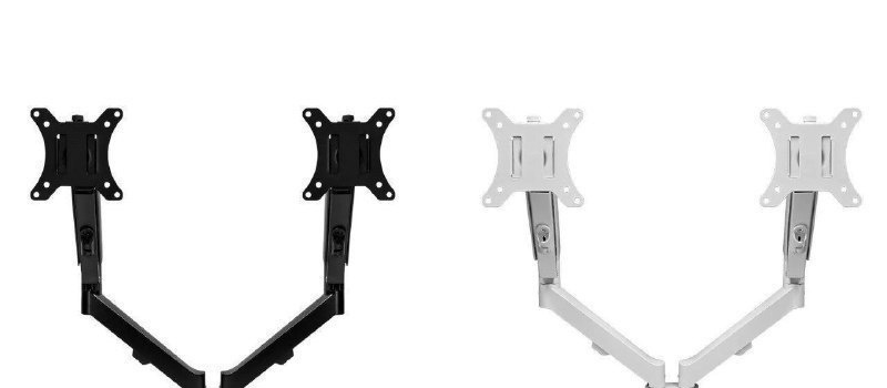 Suporte Articulado Pistão a Gás para 2 Monitores Zinnia Nimbo 210, 13 a 32