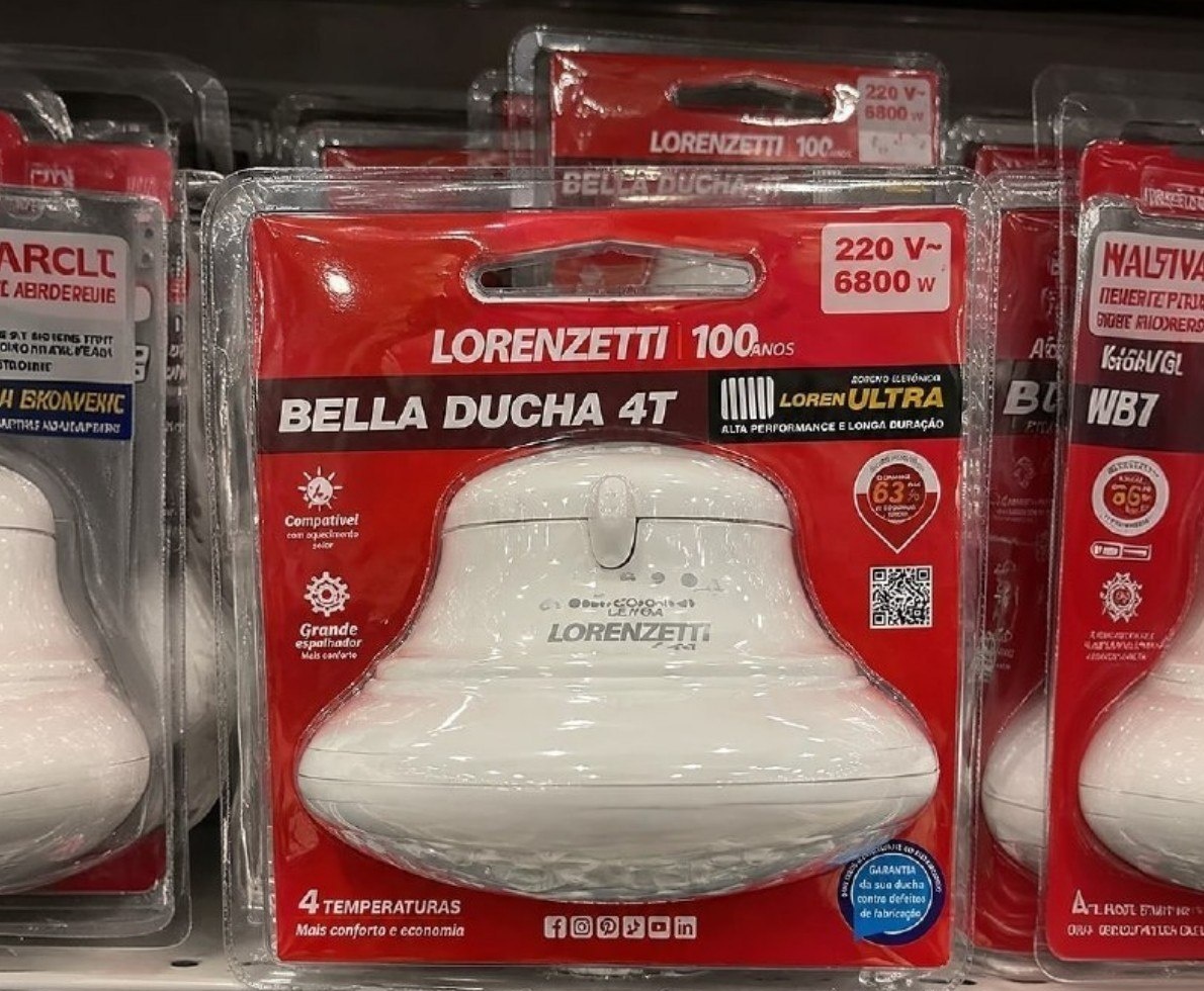 Chuveiro Elétrico Lorenzetti Bella Ducha Ultra 4T 6800W 220V