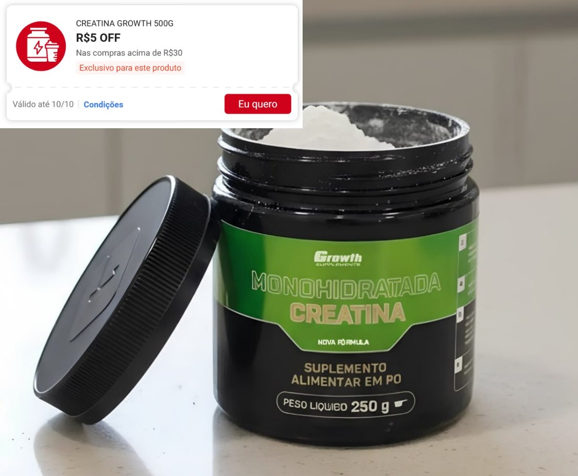 Creatina Growth Supplements Monohidratada 250g