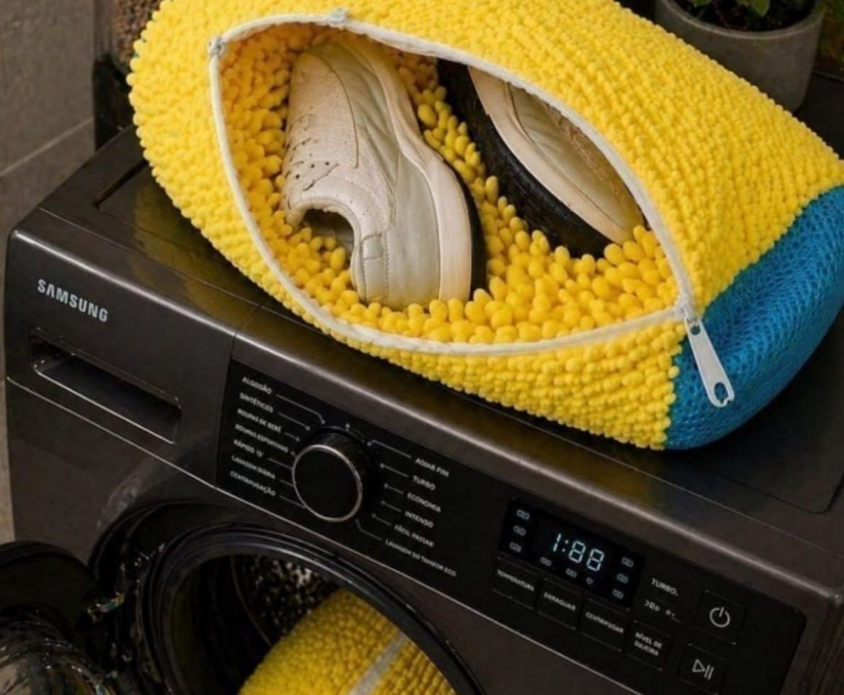Kit com 2 Sacos Para Lavar Sapatos na Máquina
