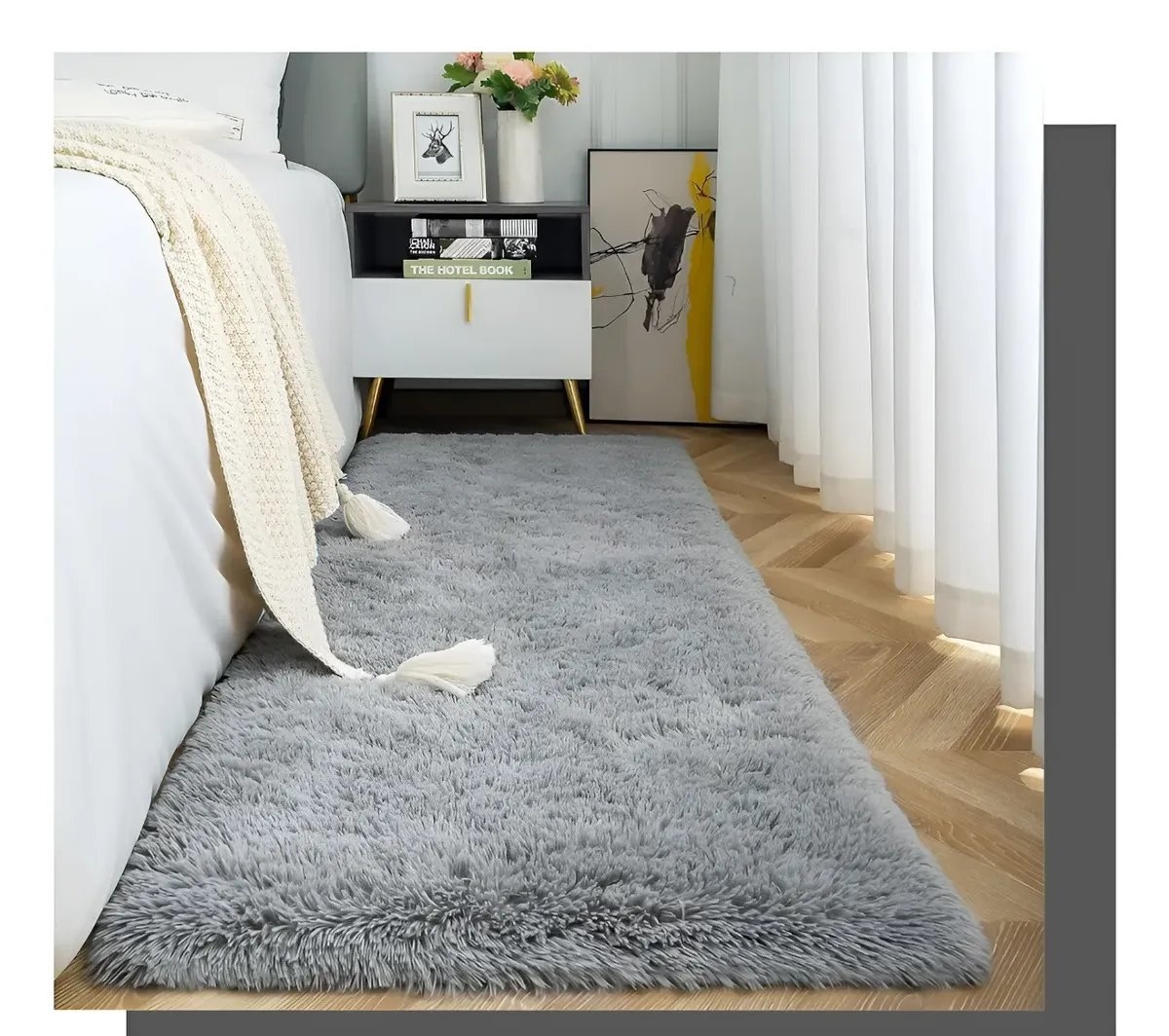 Tapete Passadeira 2,00x0,60 Quarto Pé De Cama
