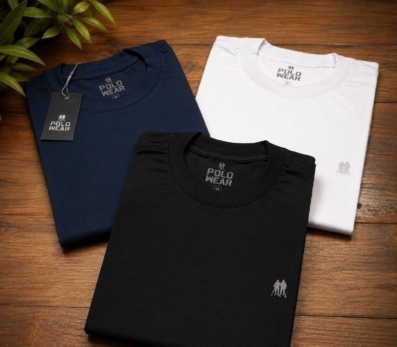 Kit com 3 Camisetas Polo Wear